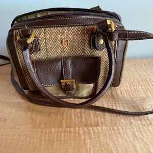 Etienne Aigner tweed bag